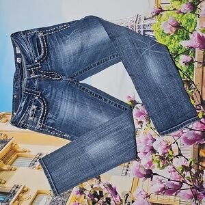 Miss Me Cropped Jeans Size 26‎